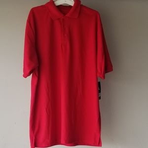 Mens Red polo shirt, by Blu Rock New York
